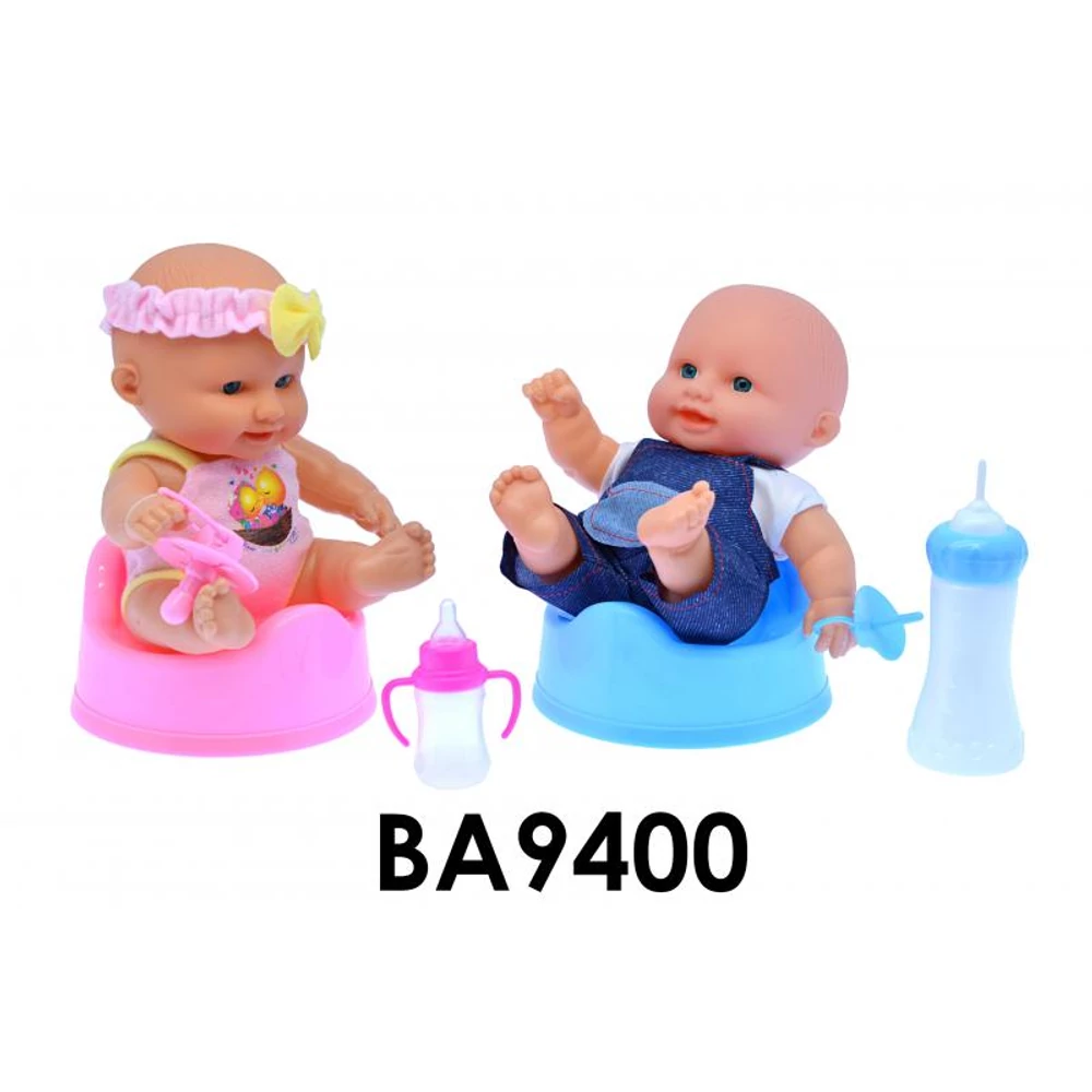 Baba klt., Hagyományos, csecsemõ, + bili fiú / lány+cumisü., 20 cm, hálós