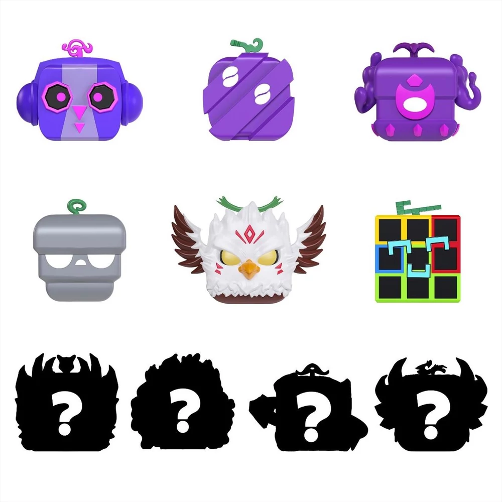 PhatMojo Blox Fruits meglepetés mini figura, 3. széria - DLC kóddal