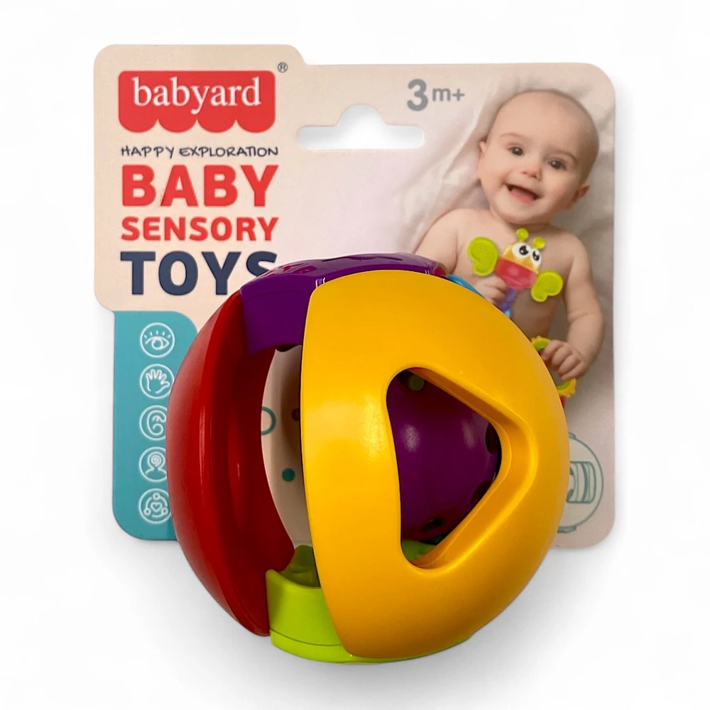 Bébi csörgõ, 8 féle, 15 cm, 24/disp.