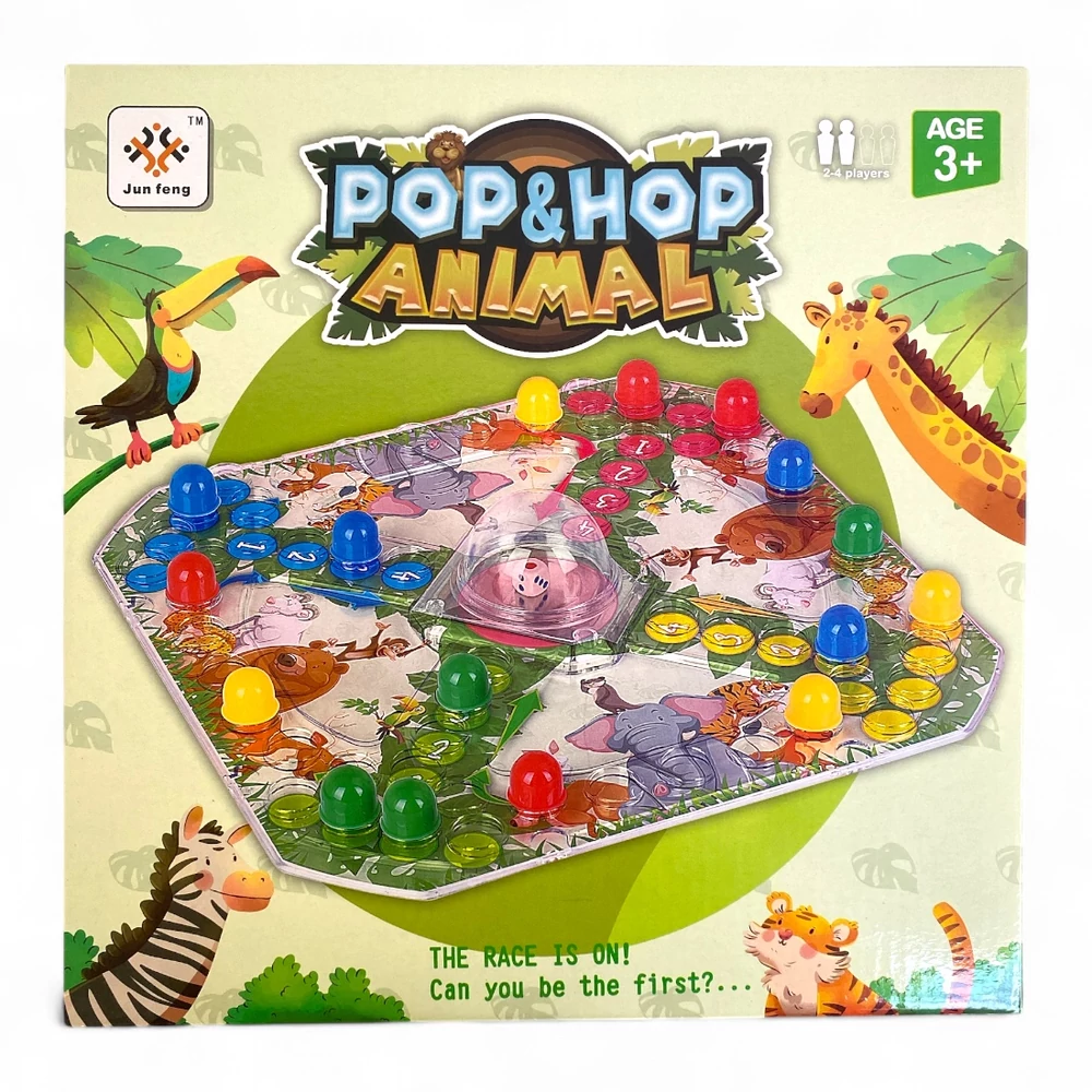 Ki nevet a végén társasjáték Pop&Hop Animal
