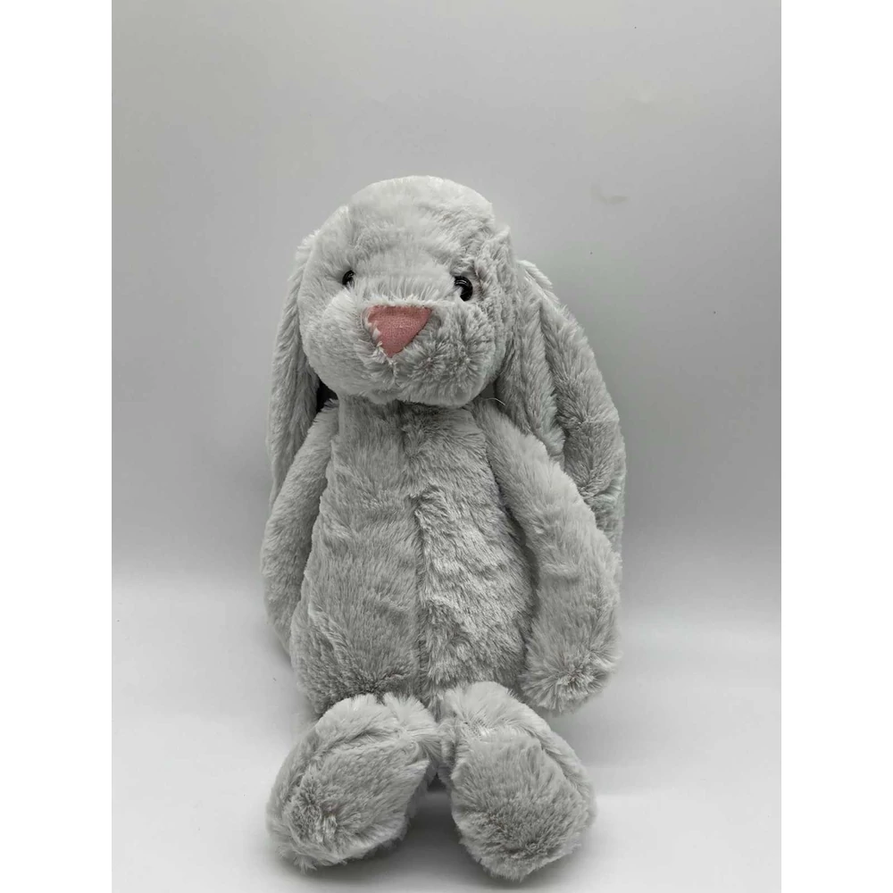 Plüss nyuszi 30 cm- Szürke
