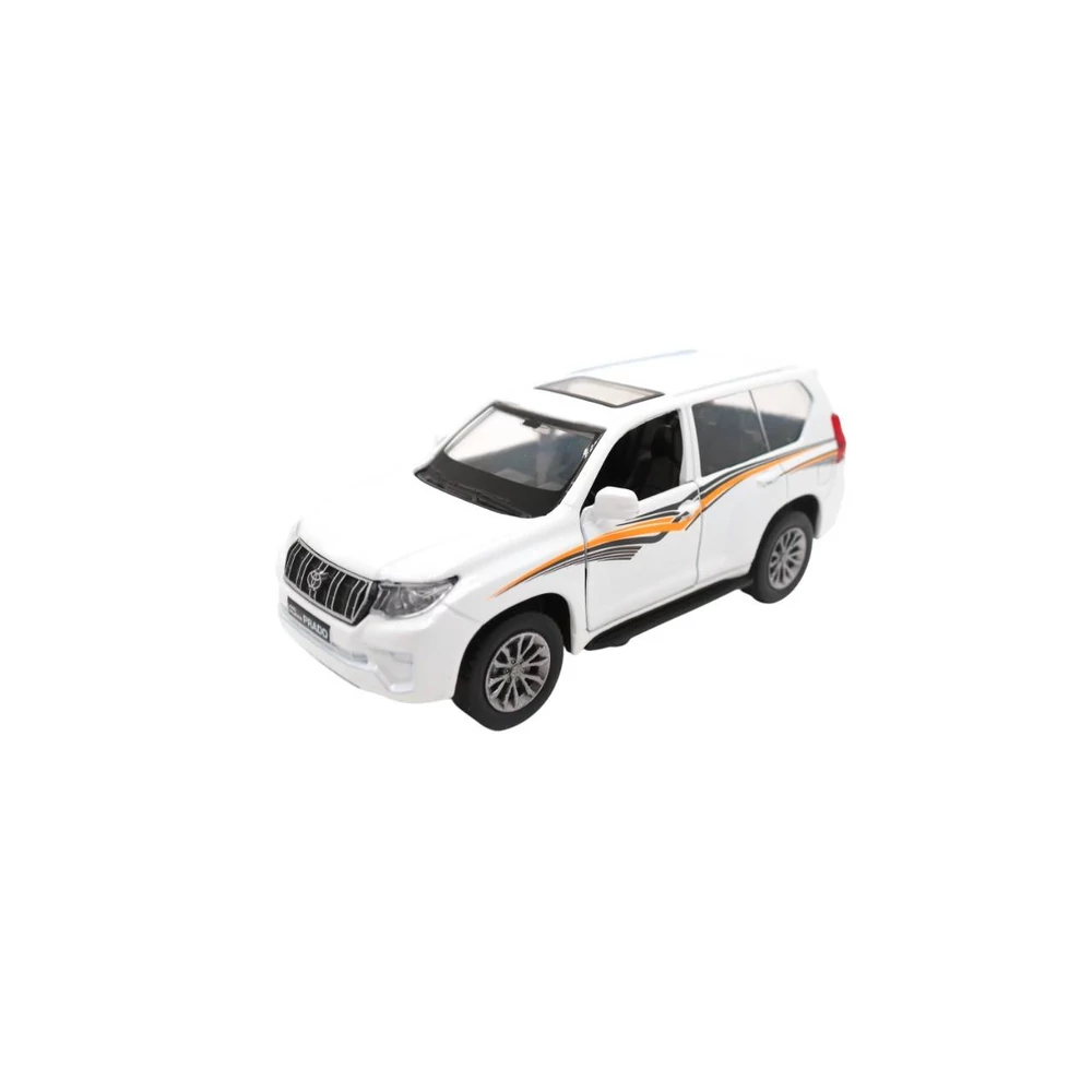 Diecast Toyota Land Cruiser Prado fém autó nyitható ajtókkal 1:40 (Többféle)