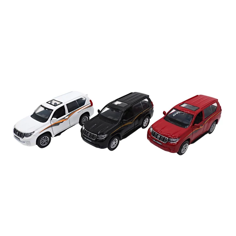 Diecast Toyota Land Cruiser Prado fém autó nyitható ajtókkal 1:40 (Többféle)