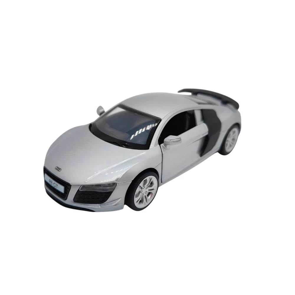 Diecast Audi R8 GT fém autó nyitható ajtókkal- Többféle