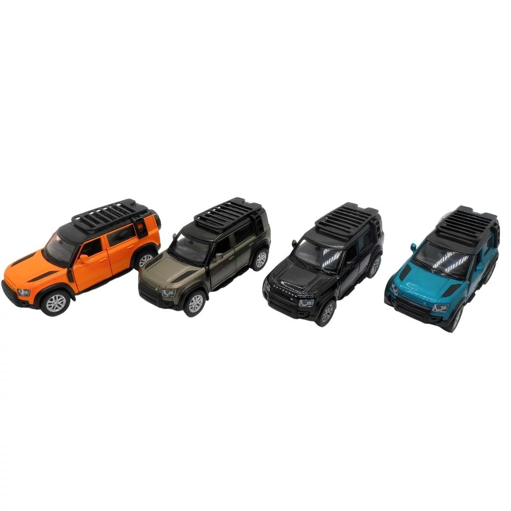 Diecast 2020 Land Rover Defender 110 fém autó nyitható ajtókkal- Többféle