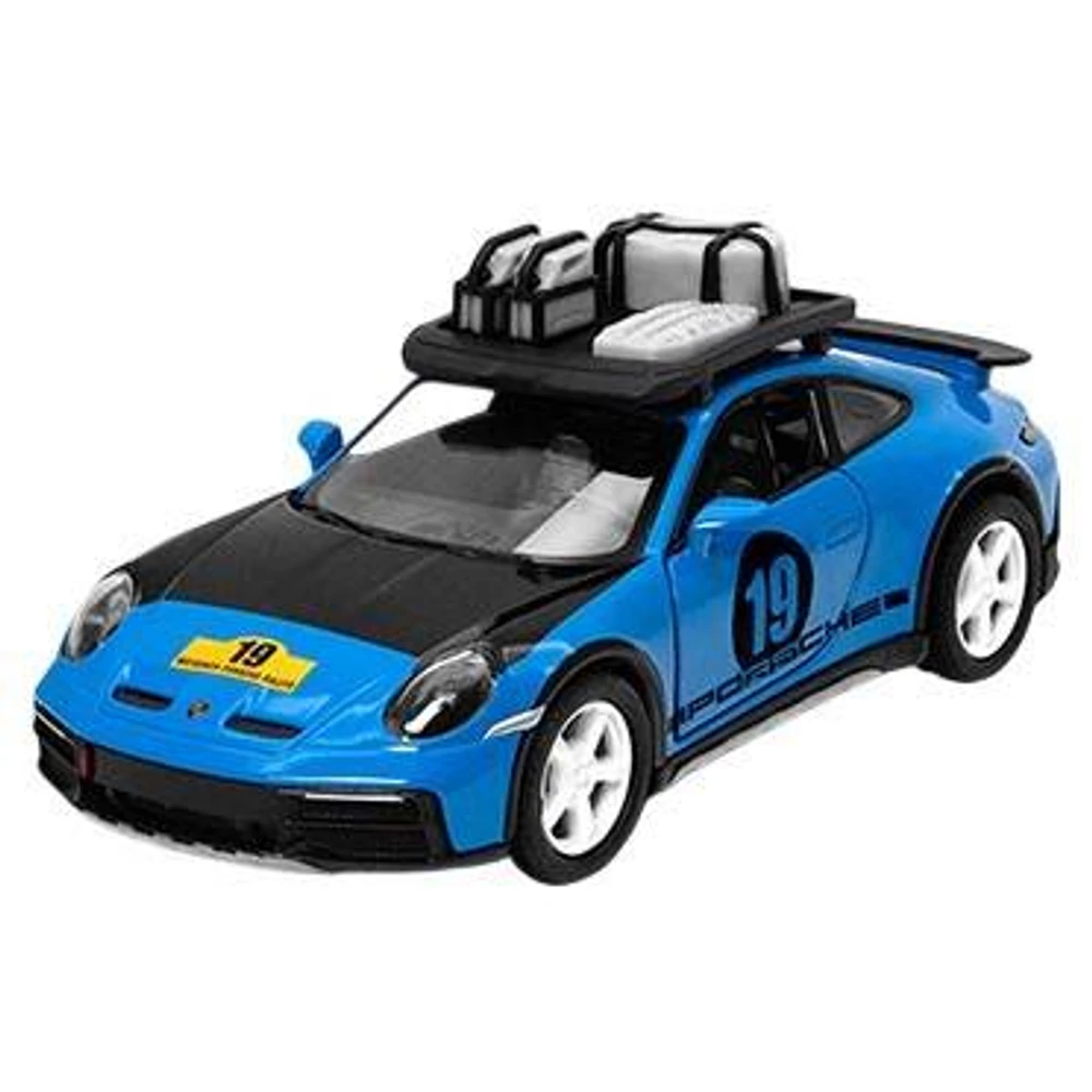 Kinsmart Porsche 911 Rallye with roof rack (Livery Edition) 1:48-többféle