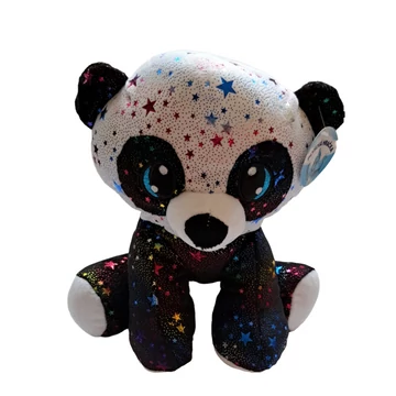 Csillogó Panda Plüss-27 Cm