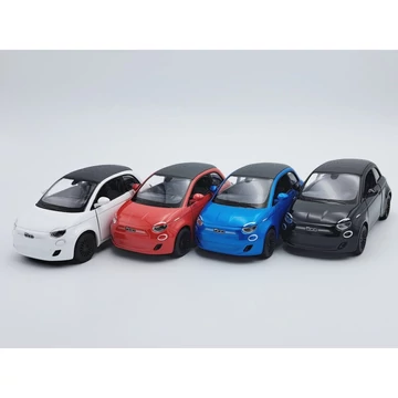 Fiat 500e Fém Kisautó (1:28)- Többféle