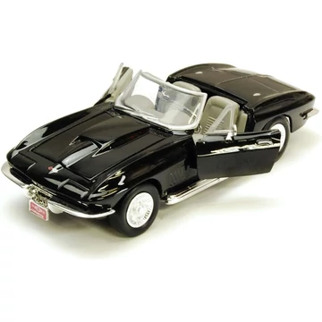 MotorMax 1967 Corvette Fém Kisautó (1:24)- Fekete