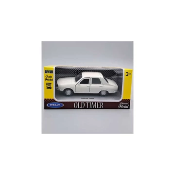 Welly Dacia 1300 Old Timer Fém Kisautó 1:34- Fehér