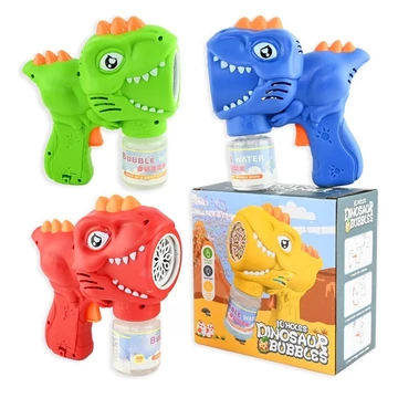 Dinoszauruszos buborékfújó tartályos- Többféle színben
