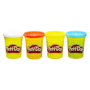 Play-Doh 4 tégelyes gyurma készlet Alapszínek