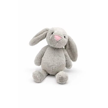 Plüss nyuszi 20 cm akasztóval- Szürke