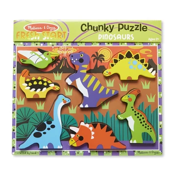 M&amp;D, Készségfejlesztő Játék, Könnyen Megfogható Puzzle, Dínók