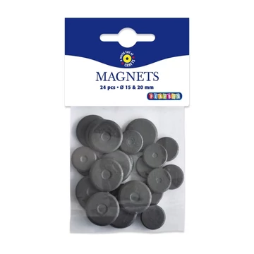 Playbox, Mágnes Korong, 15Mm És 20Mm, 24 Db