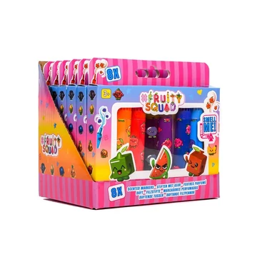 Canenco, Fruitysquad Illatos Mini Filctollak, 8 Db