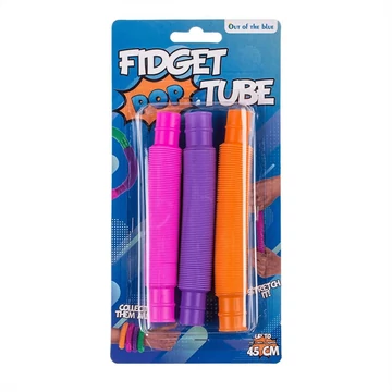 Fidget Pop hajlítható csövek, 13 cm, 3 db-os csomag, kétféle