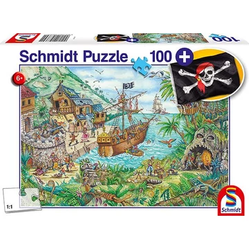 Schmidt Pirate cove (pirate flag) 100db-os puzzle (56330) (18904-184)