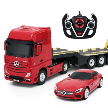 Rastar Mercedes-Benz Actros + AMG GT távirányítós autók (GRA3001)