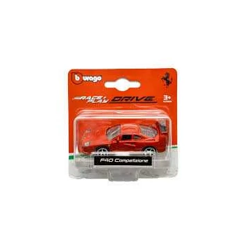 Bburago Race and Play Ferrari F40 Competizione fém autó 1:64