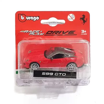 Bburago Race and Play Ferrari 599 GTO fém autó 1:64