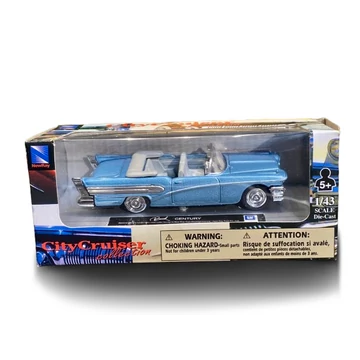 CityCruiser 1955 Buick Century fém autó 1:43 kék