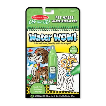 Melissa &amp; Doug Kreatív játék, Rajzolás vízzel, útvesztő