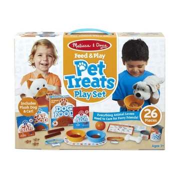 Melissa &amp; Doug Szerepjáték, Kisállat ápoló és etető szett
