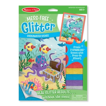 Melissa &amp; Doug Kreatív játék, Glitter képkészítő, tenger