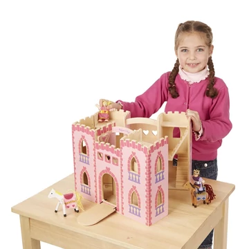 Melissa &amp; Doug Szétnyitható fa kastély, Királylány