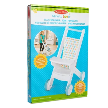 Melissa &amp; Doug, babák és babaházak, játék babakocsi