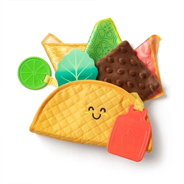 Melissa &amp; Doug bébijáték, Tapintásfejlesztő puha tacoban