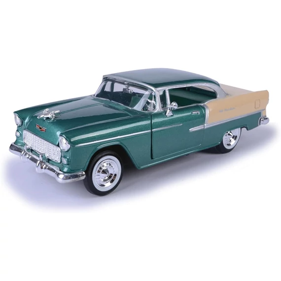 MotorMax 1955 Chevy Bel Air Fém Kisautó (1:24)- Zöld