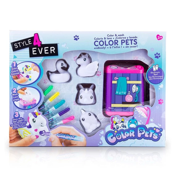 Canal Toys, Style 4 Ever, Színezhető Állatok, 3 Lngs