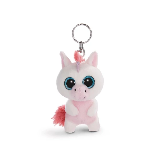 Nici, Glubschis Milky-Fee Unikornis Plüss Kulcstartó, 9 Cm