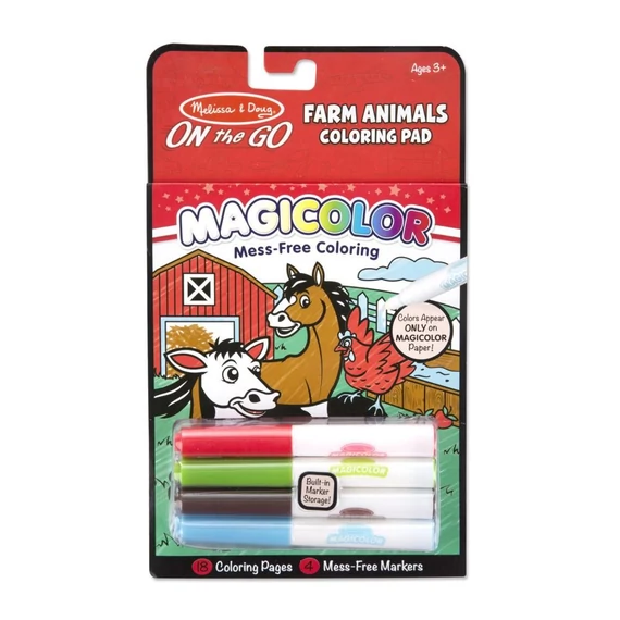 M&D, Kreatív Játék, Mágikus Színező Füzet, Farm