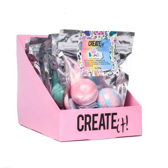 Canenco, Create It! Fürdőbomba 3 Db-Os Szett, Multi Color