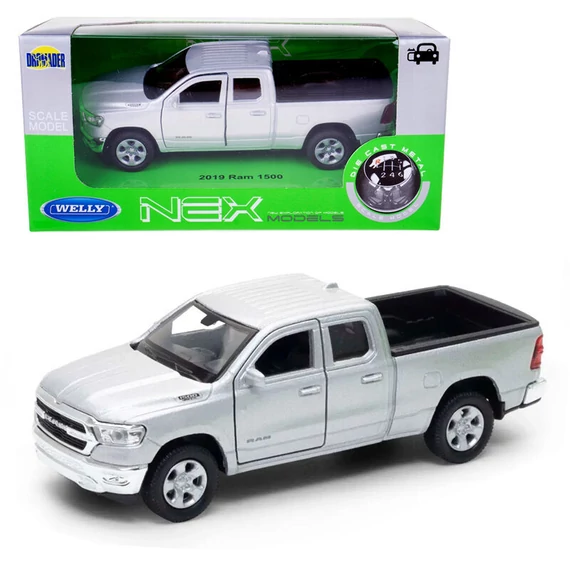 Welly Nex 2019 Ram 1500 Fém Kisautó (1:32)- Ezüst