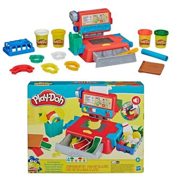 Hasbro Play-Doh: Pénztárgép szett gyurmával (E68905L0)
