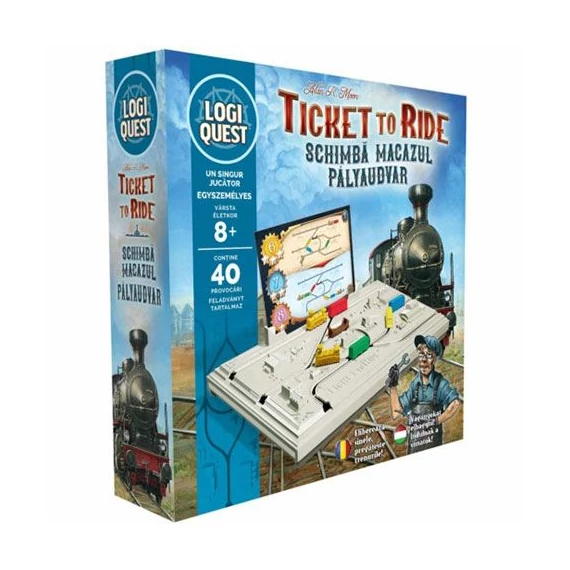 Asmodee Ticket to Ride - Pályaudvar logikai társasjáték (ASM34653)