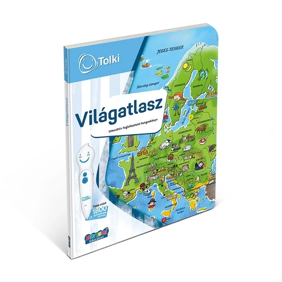 Tolki Interaktív foglalkoztató könyv - Világatlasz