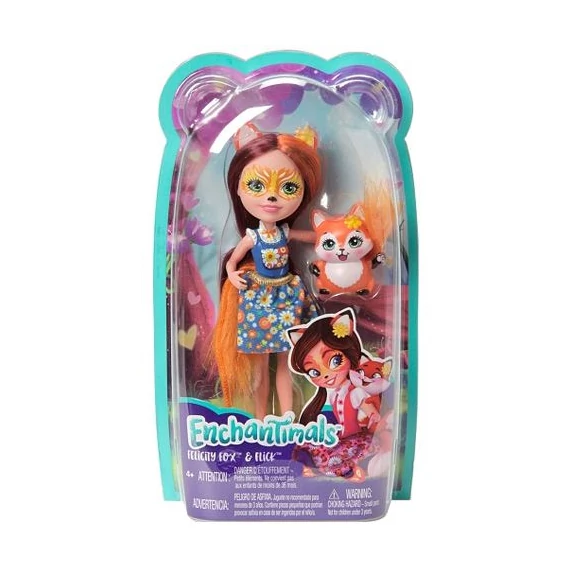 Mattel Enchantimals: Felicity Fox és Flick játékfigurák  (DVH87/FXM71)