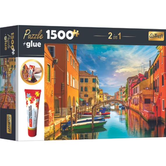 Trefl: Velence puzzle - 1500 darabos + ragasztó (26179)