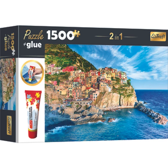Trefl: Tengerparti látkép puzzle - 1500 darabos + ragasztó (26178)