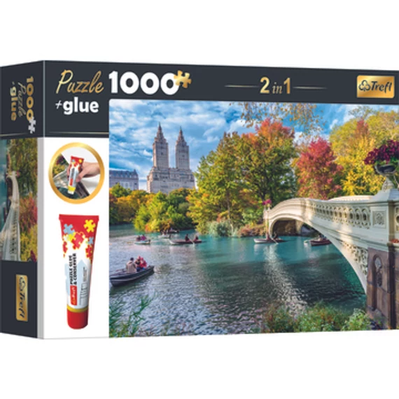 Trefl: Híd a folyón puzzle - 1000 darabos + ragasztó (10648)