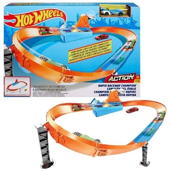 Hot Wheels: A villámgyors versenypálya bajnoka pályaszett (GBF81 / GJM75)