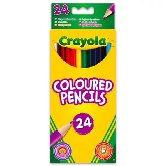 Crayola: 24 db extra puha színes ceruza (3624)