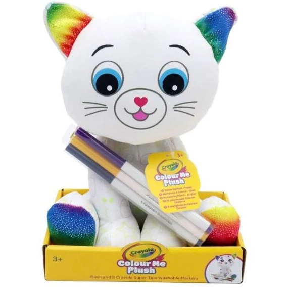 Crayola Kiszínezhető plüss cica (220305)
