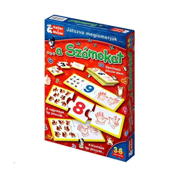 Keller & Mayer Játszva megtanuljuk a számokat társasjáték (712130)