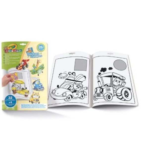 Crayola Mini Kids: Matricás foglalkoztató - Járgányok (25-6938)